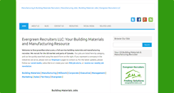 Desktop Screenshot of evergreenrecruiters.com